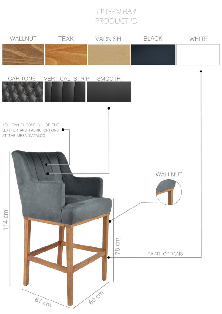 Ülgen Bar Chair