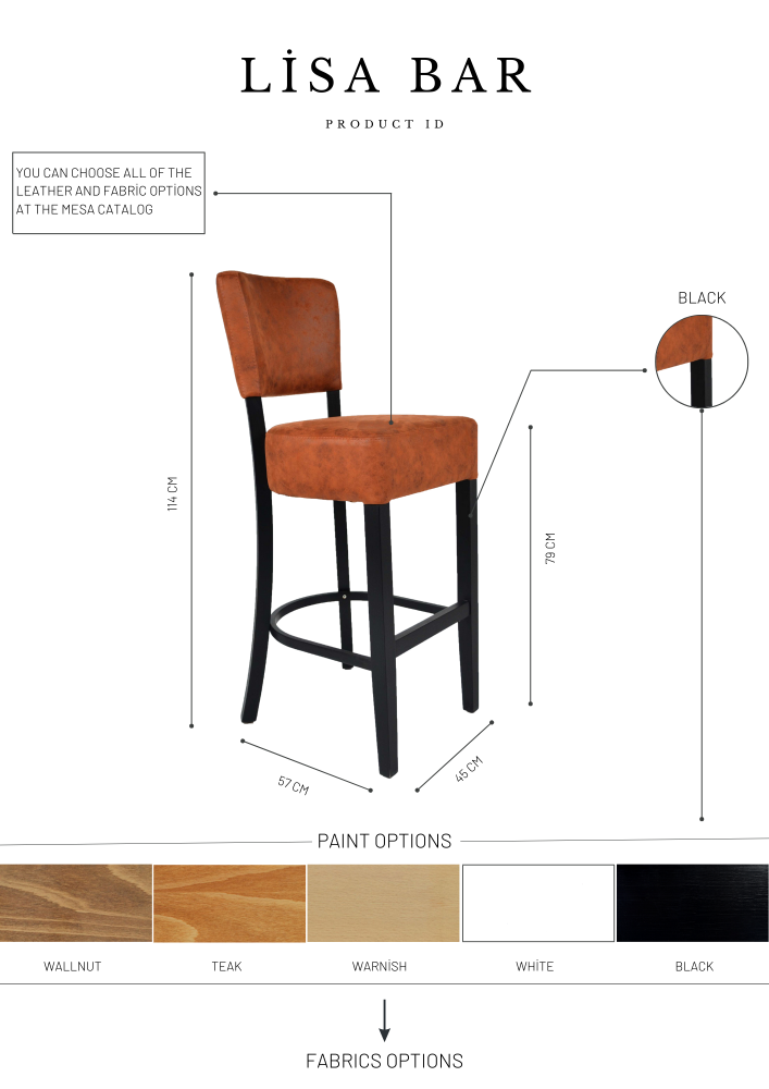 Lisa Bar Chair