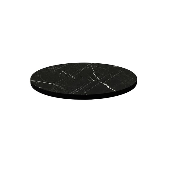 Theta Table Top Marble Black