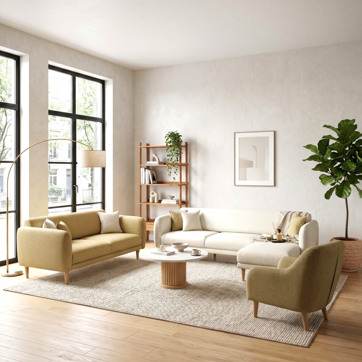 Selenga Sofa Set - 1
